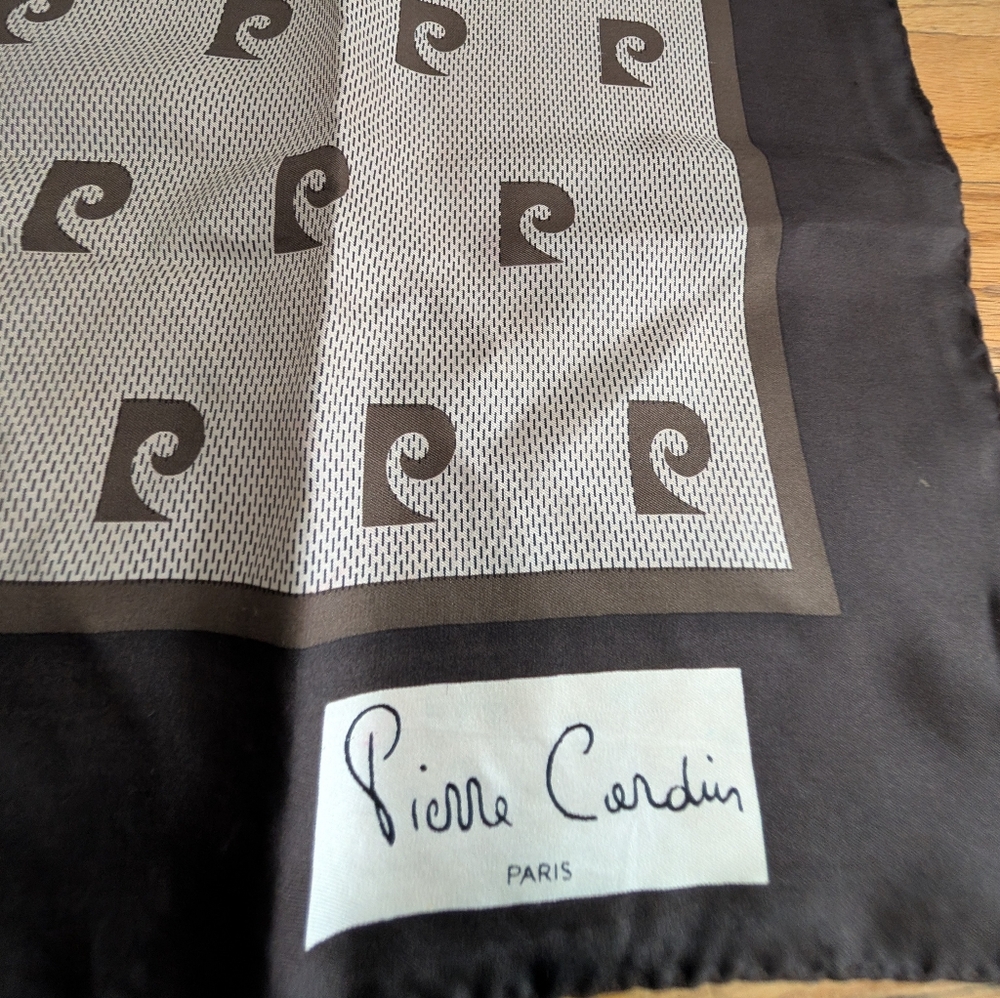 Pierre Cardin Monochrome Logo Scarf